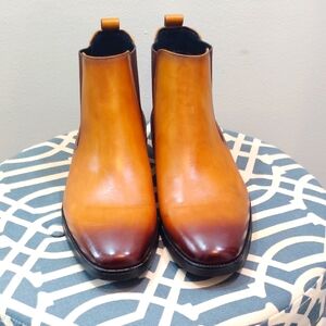 GIFENNSE  Italian Men's Leather Chelsea Boots NWOT